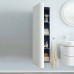 Duravit Happy D.2 Plus Шкаф навесной 40x36х133см с 3 стеклянными полками петли слева, подвесной, цвет: nordic white satin matt/mediterrenean oak. HP1261L3939,  HP030007171