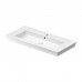 Duravit White Tulip Раковина накладная 105х49см, с переливом, с 1 отв., WonderGliss, цвет: белый	. 23631000001