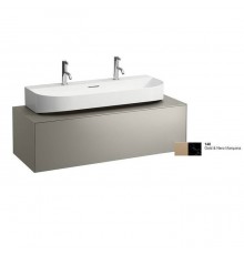Laufen Sonar Тубма под раковину, 117.5х45.5х34см., 1 ящик, с отверстием в центре, совместим с раковиной-чашей 816347, цвет: золото/черный мрамор. 8.1634.7.000.104.1,  4.0546.1.034.140.1