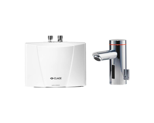 Электрический проточный водонагреватель со смесителем Clage MBX 7 Lumino 1500-15117