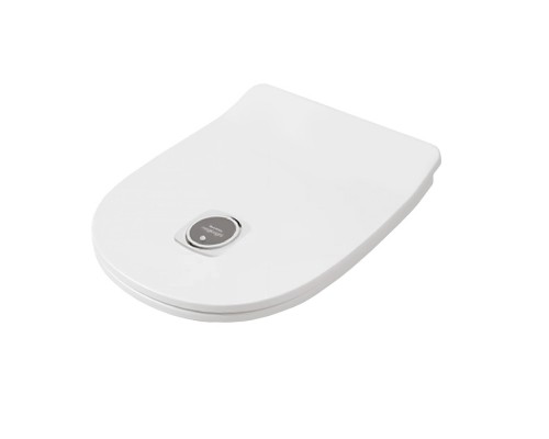 Artceram A16 Magiclight Сиденье с подсветкой и УФ-дезинфекцией для унитаза, супер тонкое, с микролифтом, цвет: белый. ASA006 01 20