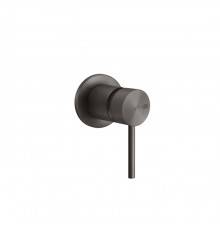 Gessi 316 Встраиваемый смеситель, на 1/2, на 1 источник, внешняя часть, цвет: brushed black metal pvd. 54019#707