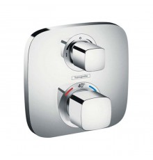 Hansgrohe Ecostat E Смеситель для душа, встраиваемый, термостатический, 2 источника, с запорно-перекл.вент, цвет: хром. 15708000