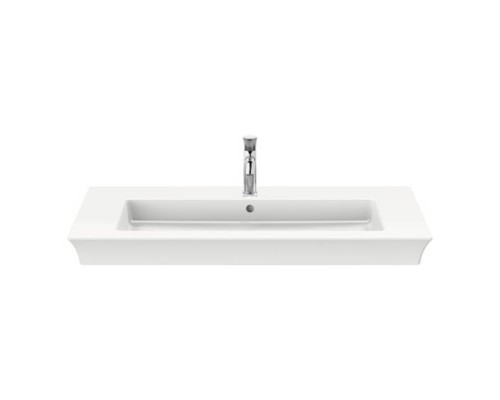 Duravit White Tulip Раковина накладная 105х49см, с переливом, с 1 отв., WonderGliss, цвет: белый	. 23631000001