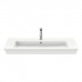 Duravit White Tulip Раковина накладная 105х49см, с переливом, с 1 отв., WonderGliss, цвет: белый	. 23631000001