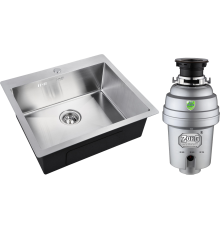 Комплект Мойка кухонная Zorg Inox R 5951 + Измельчитель Inox D ZR-38 D