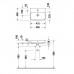 Duravit Happy D.2 Plus Раковина накладная, 50х40см., с 1 отв., выпуск с керамической крышкой, цвет: Anthracite matt/белый. 2360506160
