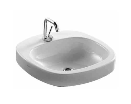Laufen Palomba Раковина 51см., встраиваемая сверху, 1 отв., цвет: белый. 8.1280.2.000.111.1