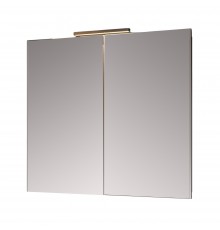 Зеркало-шкаф Alavann Cosmetic трюмо 90x80 с приближением, глянцевый белый