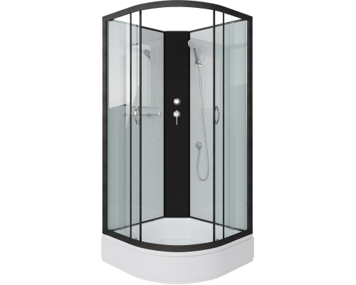 Душевая кабина Niagara Classic NG-6703-14BK 80x80 см, без крыши