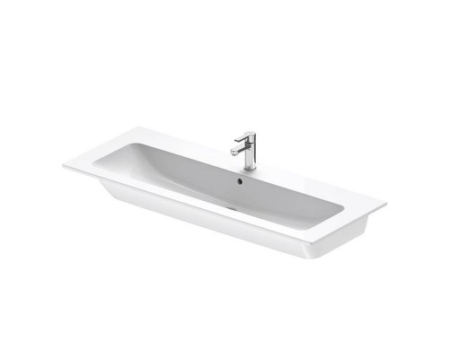 Duravit ME by Starck Раковина подвесная 123х49см, с площадкой, с 1 отв., по центру, цвет: белый. 2361120000
