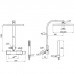 Stella Bamboo Quadro Душевой комплект 3283/420/304-300: смеситель, штанга+ручной+верхний душ 300мм, цвет: хром. BQ 02424 CR00