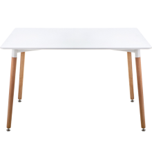 Обеденный стол Woodville Table 120x80 см, white, wood