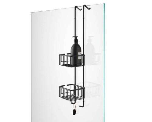 Decor Walther DW HGK2 Корзина универсальная 15x12x70см для душа, подвесная, цвет: черный матовый. 0705060 Decor Walther DW HGK2 Корзина универсальная 15x12x70см для душа, подвесная, цвет: черный матовый. 0705060