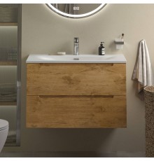 Тумба с раковиной BelBagno Etna 80 rovere nature, раковина BB-8099-80