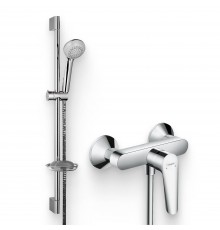 Душевой комплект Смеситель для душа Hansgrohe Logis E 71602000 + Гарнитур Crometta 85 Vario 27764000 Unica Crometta