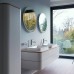 Duravit Happy D.2 Plus Шкаф навесной 40x36х133см с 3 стеклянными полками петли слева, подвесной, цвет: nordic white satin matt/mediterrenean oak. HP1261L3939,  HP030007171
