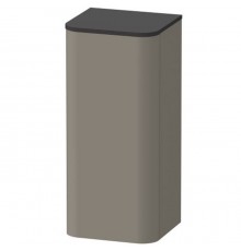 Duravit Happy D.2 Plus Пенал подвесной 40x36х88см 1 дверь, 2 стекл. полки, DX, цвет: stone grey satin matt. HP030008080,  HP1260R9292
