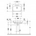 DURAVIT Happy D.2 Раковина 60х47.5 см, без отв., со слив-переливом, цвет: белый. 2316600060