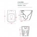 Artceram A16 Унитаз напольный Rimless 36х52см., цвет: cocoa. ASV004 39 00