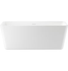 Акриловая ванна Wellsee DeSire 160x75 см, отдельностоящая, белая, на ножках, со сливом-переливом, с донным клапаном