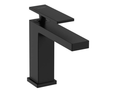 Hansgrohe Tecturis E Смеситель для раковины, 1 отв., с донным клапаном, цвет: черный матовый. 73010670