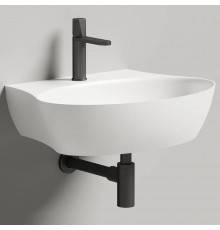 Salini Alda Wall 02 Раковина 58х45х15cм, с 1 отв., сифон, слив-пер, мат-л: S-Stone, цвет: белый матовый. 140321M