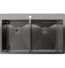 Мойка кухонная Rivelato Rinox 8050 B2 PVD black