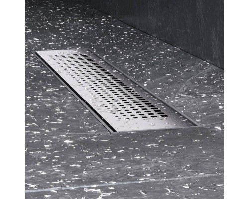 W02SC-P11-040-01SB Трап для душа линейный, универсальный затвор Cut Gradient, 40 см