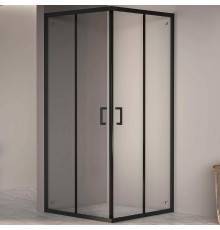 Душевой уголок RGW Passage PA-030B 800x800x1950, профиль черный