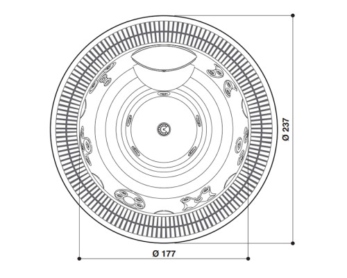 Jacuzzi Alimia PRO бассейн D237х98см, на 6-7 чел., 28 форсунок, аэро 16шт, подсветка, автонаполнение, цвет Porcelain. 944411852,  903001712