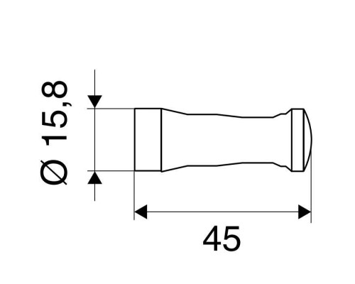 EMCO Rondo2 Крючок, 45мм, подвесной, цвет: хром. 5075 001 01 EMCO Rondo2 Крючок, 45мм, подвесной, цвет: хром. 5075 001 01