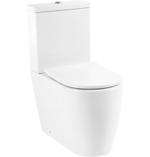 Унитаз-компакт BelBagno Marino BB105CPR безободковый, крышка BB2031SC с микролифтом, бачок BB105T