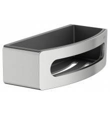 Полка Keuco Elegance 11658, нержавеющая сталь finish, антрацит