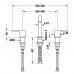 Duravit C.1 Смеситель для раковины, 3 отв., излив 140мм, цвет: хром. C11060003010