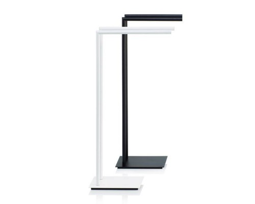 Decor Walther Straight 2 Полотенцедержатель двойной 38xh80см, напольный, цвет: белый матовый. 0504850