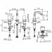 Fantini Venezia Смеситель для биде, 3 отв., излив: 120 мм, цвет: хром. 29 02 N409S,  29 02 N448