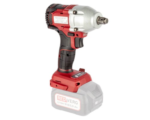 Гайковерт аккумуляторный ударный бесщеточный REDVERG RD-IW18BL-500/U (без акк, без з/у)