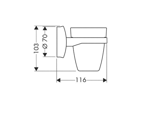 СНЯТMoNDARO 41 034 000 Стакан 41034000