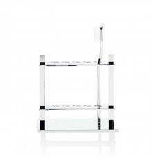 Decor Walther DW 330 Держатель для зубных щёток 15x7x13.5см, настольный, цвет: хром. 0817700
