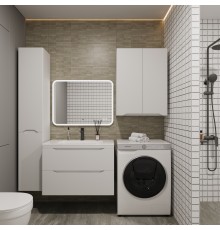 Мебель для ванной комнаты Style Line Марелла 80 подвесная, белая матовая