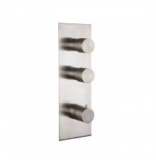 Fima Carlo Frattini Spillo Steel F3089X2INOX Смеситель для душа встроенный, термостатический, 2 запорных вентиля, внутренняя часть (F2462) в комплекте, цвет: INOX. F3089X2INOX