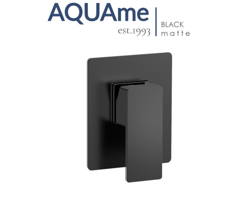 Смеситель встраиваемый AQUAme Savona черный AQM8807MB