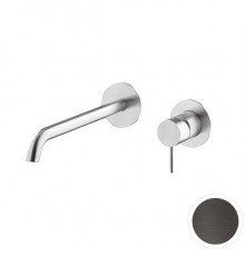 Newform X-STEEL 316 Смеситель для раковины, встраиваемый, излив: 23.9см., цвет: PVD Brushed gun metal. 69630EX.59.064