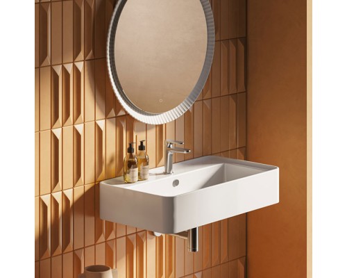 Artceram Rodolfo 80 Раковина накладная 80х45см., с 1 отв под., без слив перелива, покрытие saniglaze, цвет: белый. ROL001 01 34