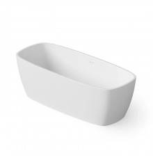 Dea Design Soul Ванна 170х72х56см., отдельностоящая, Solid Surface, цвет: White №18. DD8632 1700 18
