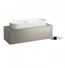 Laufen Sonar Тубма под раковину, 117.5х45.5х34см., 1 ящик, с отверстием в центре, совместим с раковинами-чашами 812348, 812349, цвет: титан/черный мрамор. 4.0547.1.034.142.1