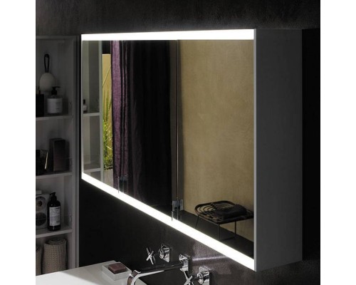 Burgbad Yso Зеркальный шкаф 122x65.6 см, с подсветкой, цвет: белый матовый. SPHA120 L K0374