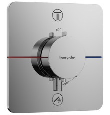 HG 15 583 000 ShowerSelect Comfort Q Термостат для 2 потребителей (внешняя монтажная часть) 15583000