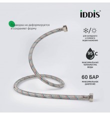 Подводка воды для унитаза IDDIS Optima Home 926ABS05ZP, F1/2xF1/2, 50 см